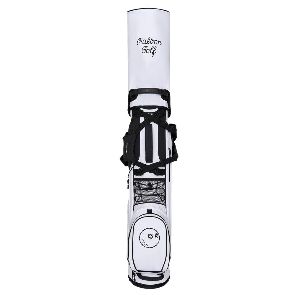 Malbon Golf Bag - Icons Walking Bag - White SS26