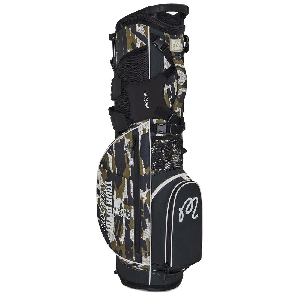 Malbon Golf Bag - Tour Divot Camo Walking Bag - Bark Camo SS26
