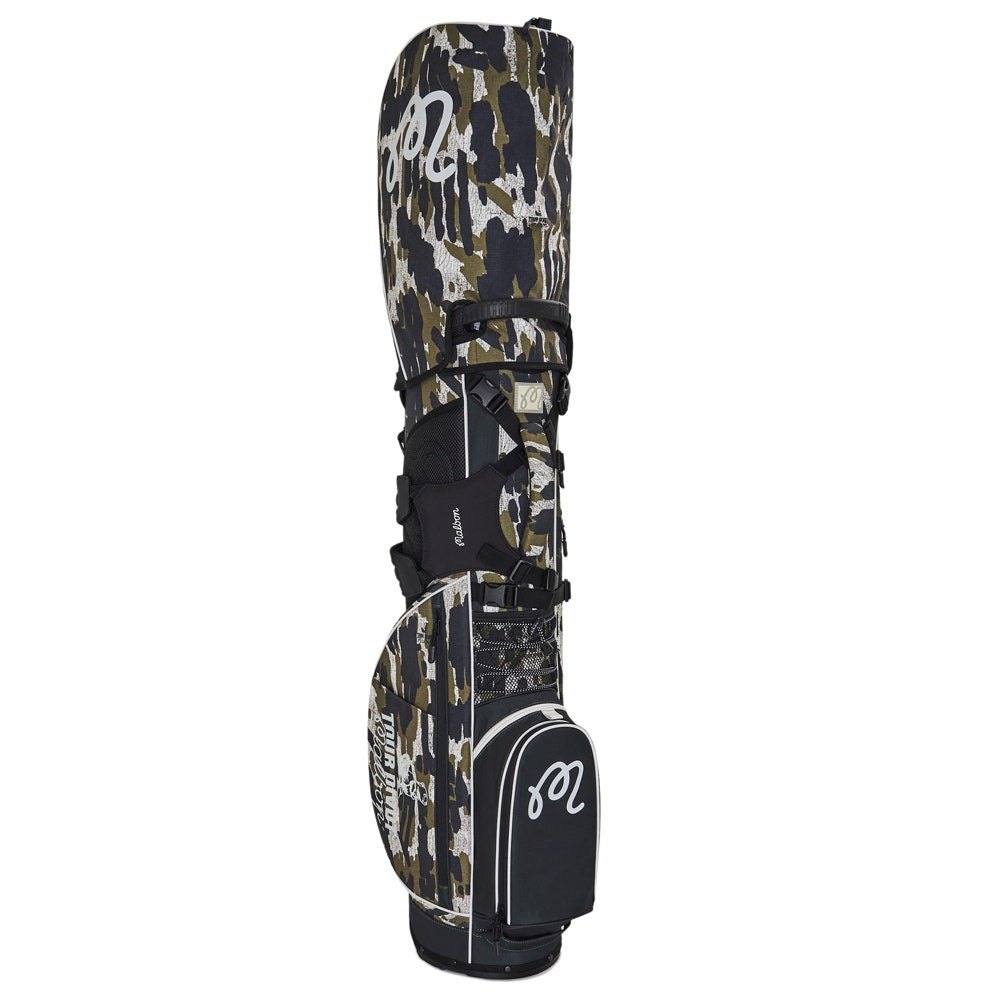 Malbon Golf Bag - Tour Divot Camo Walking Bag - Bark Camo SS26