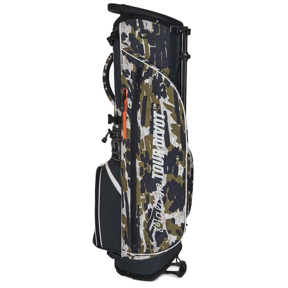 Malbon Golf Bag - Tour Divot Camo Walking Bag - Bark Camo SS26