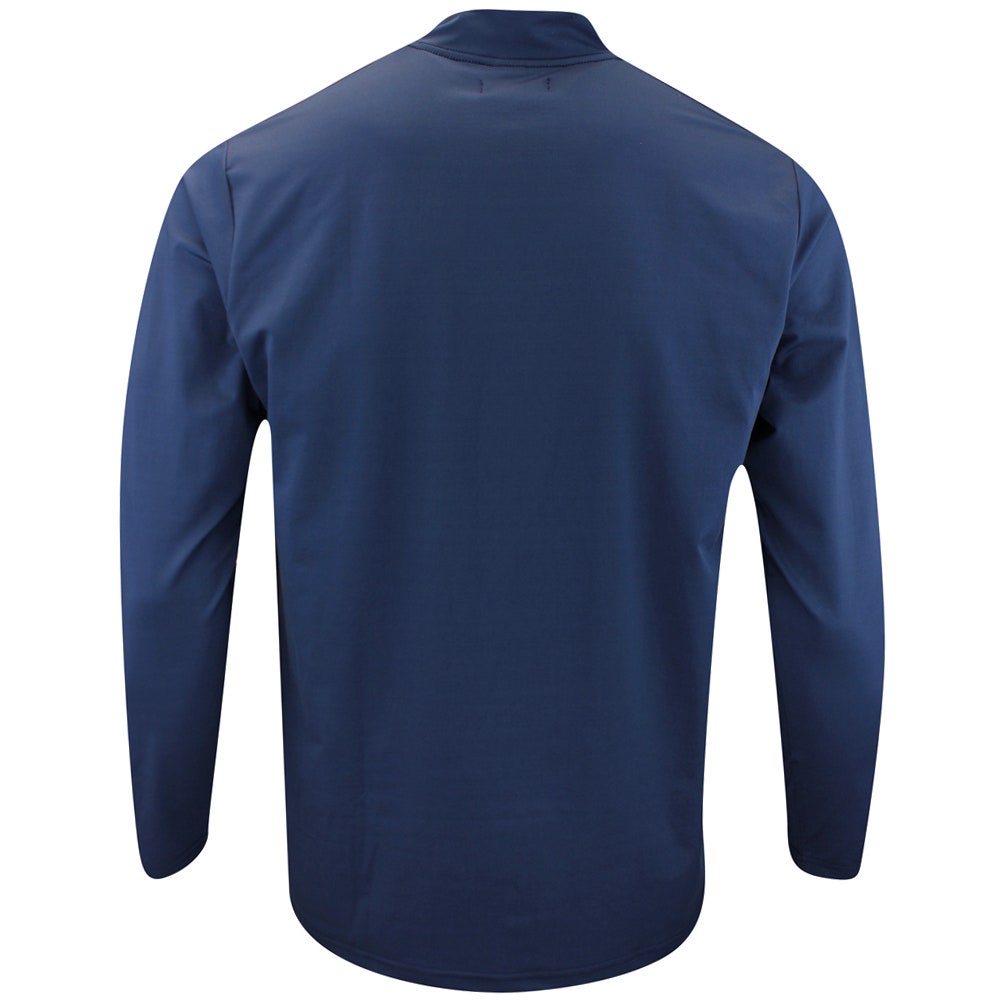 Malbon Golf Base Layer - Evergreen Compression Mock - Navy SS24