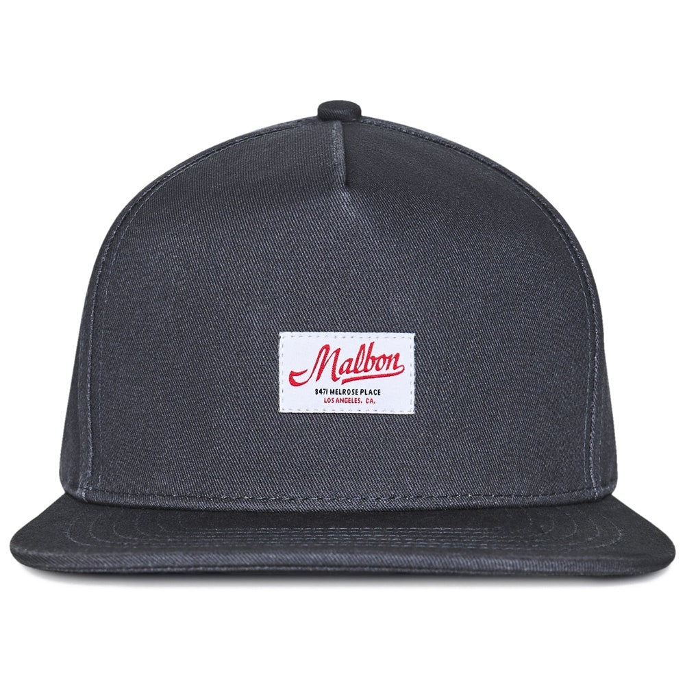 Malbon Golf Cap - Benchmark Snapback - Blueberry FA26