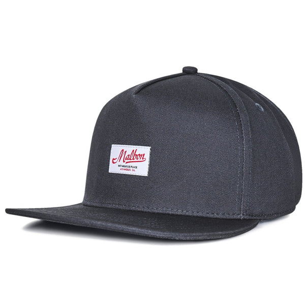 Malbon Golf Cap - Benchmark Snapback - Blueberry FA26