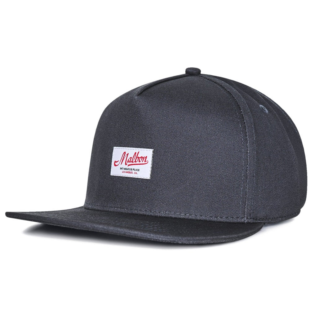 Malbon Golf Cap - Benchmark Snapback - Blueberry FA26