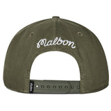 Malbon Golf Cap - Benchmark Snapback - Military Green FA26