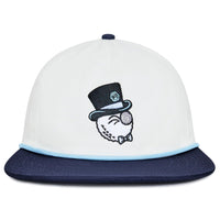 Malbon Golf Cap - Bettinardi Gangster Snapback - White SU26