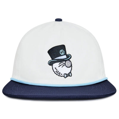 Malbon Golf Cap - Bettinardi Gangster Snapback - White SU26
