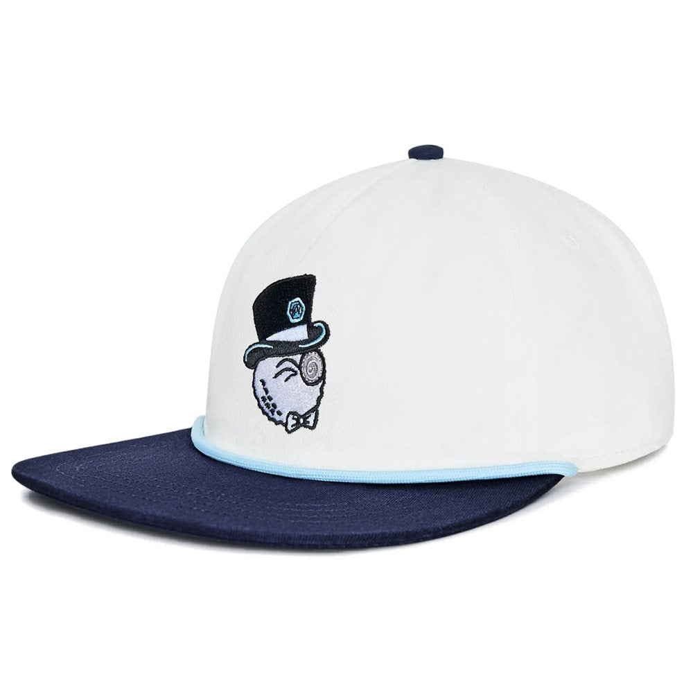 Malbon Golf Cap - Bettinardi Gangster Snapback - White SU26
