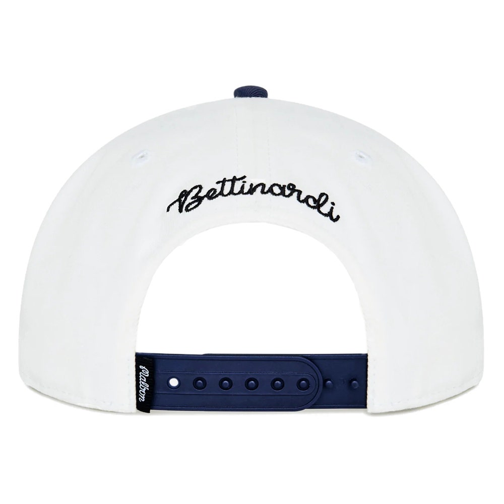 Malbon Golf Cap - Bettinardi Gangster Snapback - White SU26
