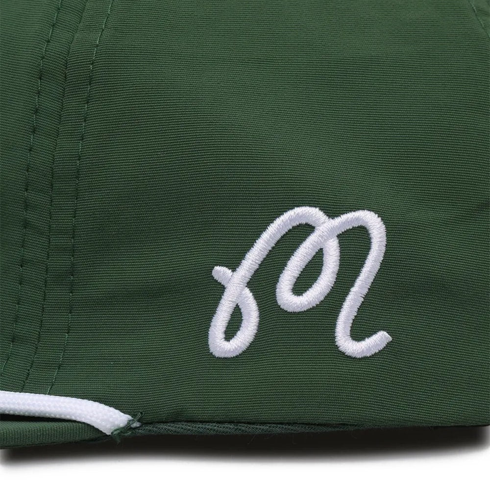 Malbon Golf Cap - Evergreen Script Rope Hat - Green SS25