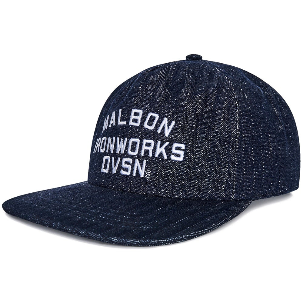 Malbon Golf Cap - Foreman Denim Snapback - Blueberry FA26