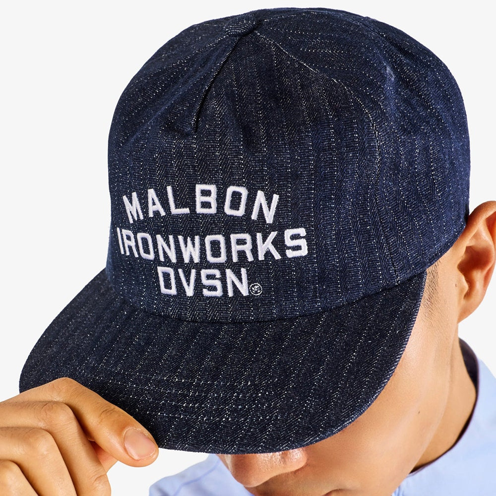 Malbon Golf Cap - Foreman Denim Snapback - Blueberry FA26
