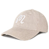Malbon Golf Cap - Hickory Dad Hat - Hickory Brown Stripe FA26
