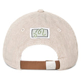 Malbon Golf Cap - Hickory Dad Hat - Hickory Brown Stripe FA26