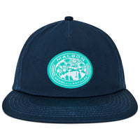Malbon Golf Cap - Horizon Snapback - Midnight SS26