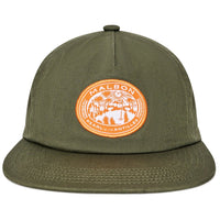 Malbon Golf Cap - Horizon Snapback - Olivine SS26