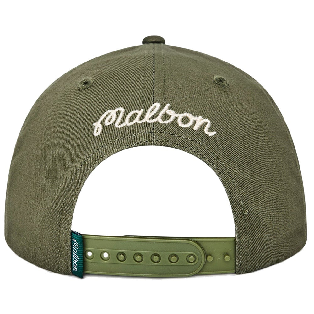 Malbon Golf Cap - Horizon Snapback - Olivine SS26