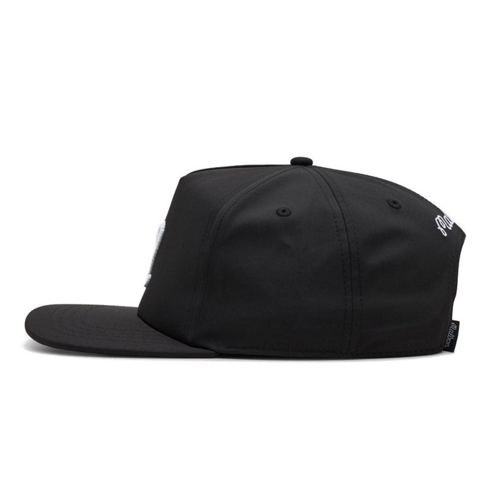 Malbon Golf Cap - Icons M Logo Snapback - Black SS26