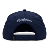 Malbon Golf Cap - Icons M Logo Snapback - Navy FA25