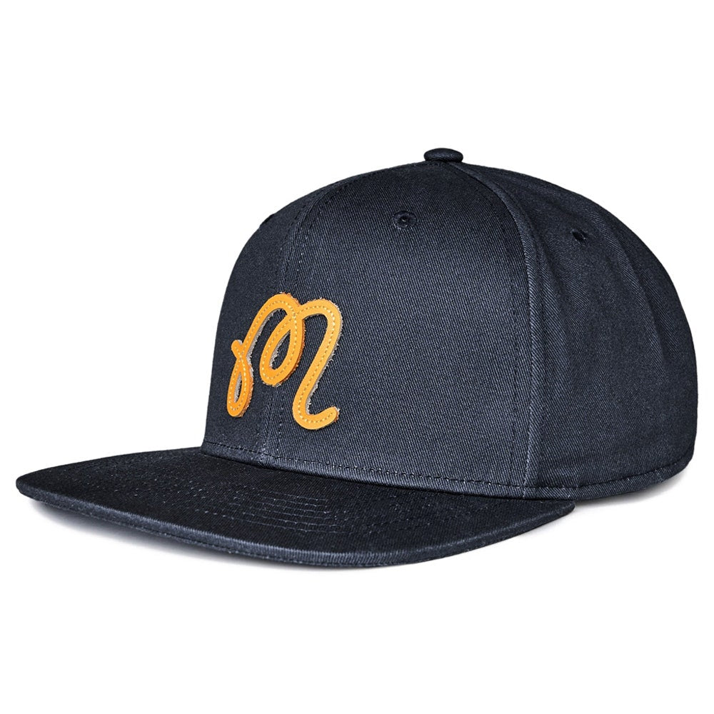 Malbon Golf Cap - M Script Snapback - Blueberry FA26