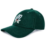 Malbon Golf Cap - Mistleflow Dad Hat - Hunter Green HO25