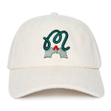 Malbon Golf Cap - Mistleflow Dad Hat - Ivory HO25