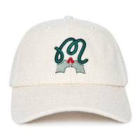 Malbon Golf Cap - Mistleflow Dad Hat - Ivory HO25