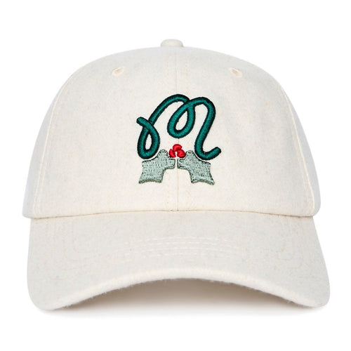 Malbon Golf Cap - Mistleflow Dad Hat - Ivory HO25