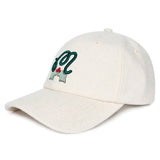 Malbon Golf Cap - Mistleflow Dad Hat - Ivory HO25
