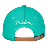 Malbon Golf Cap - Stamp Dad Hat - Marine Green SS26