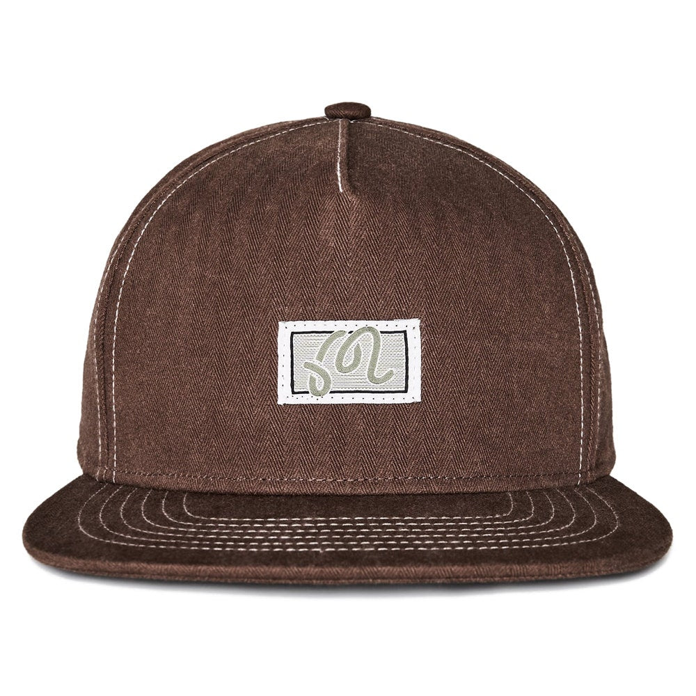 Malbon Golf Cap - Station Snapback - Carafe FA26