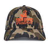 Malbon Golf Cap - Tour Divot Camo Snapback - Bark Camo SS26