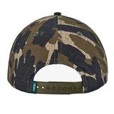 Malbon Golf Cap - Tour Divot Camo Snapback - Bark Camo SS26