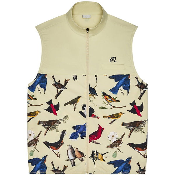 Malbon Golf Gilet - Birds Of Georgia Vest - Bird Print SS26