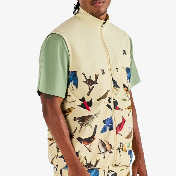 Malbon Golf Gilet - Birds Of Georgia Vest - Bird Print SS26