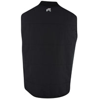 Malbon Golf Gilet - Evergreen M Icon Padded Vest - Black SS25