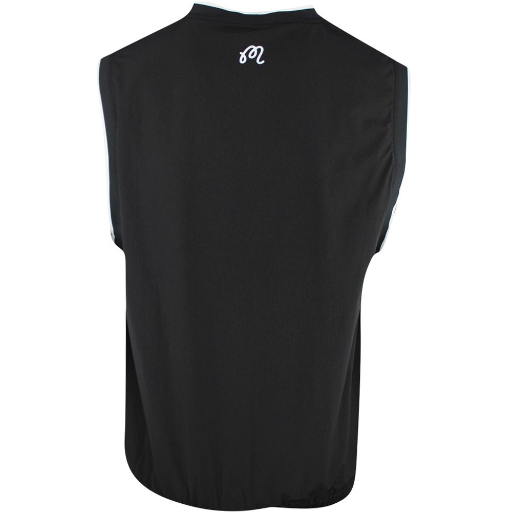 Malbon Golf Gilet - Evergreen M Icon Vest - Black SS25
