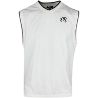 Malbon Golf Gilet - Evergreen M Icon Vest - White SS25