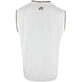 Malbon Golf Gilet - Evergreen M Icon Vest - White SS25