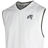 Malbon Golf Gilet - Evergreen M Icon Vest - White SS25