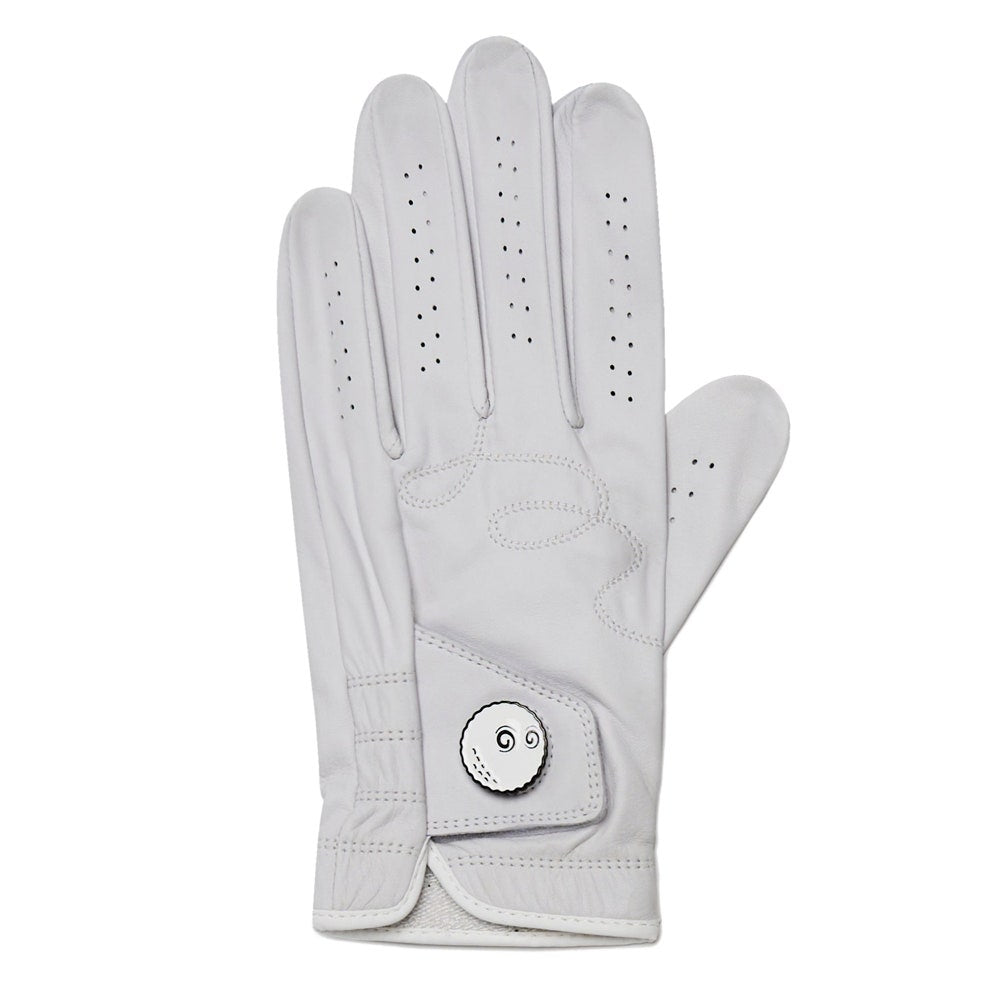 Malbon Golf Glove - Buckets Glove - White SS26