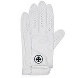 Malbon Golf Glove - Clover Leather LH - White FA25