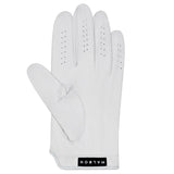 Malbon Golf Glove - Clover Leather LH - White FA25