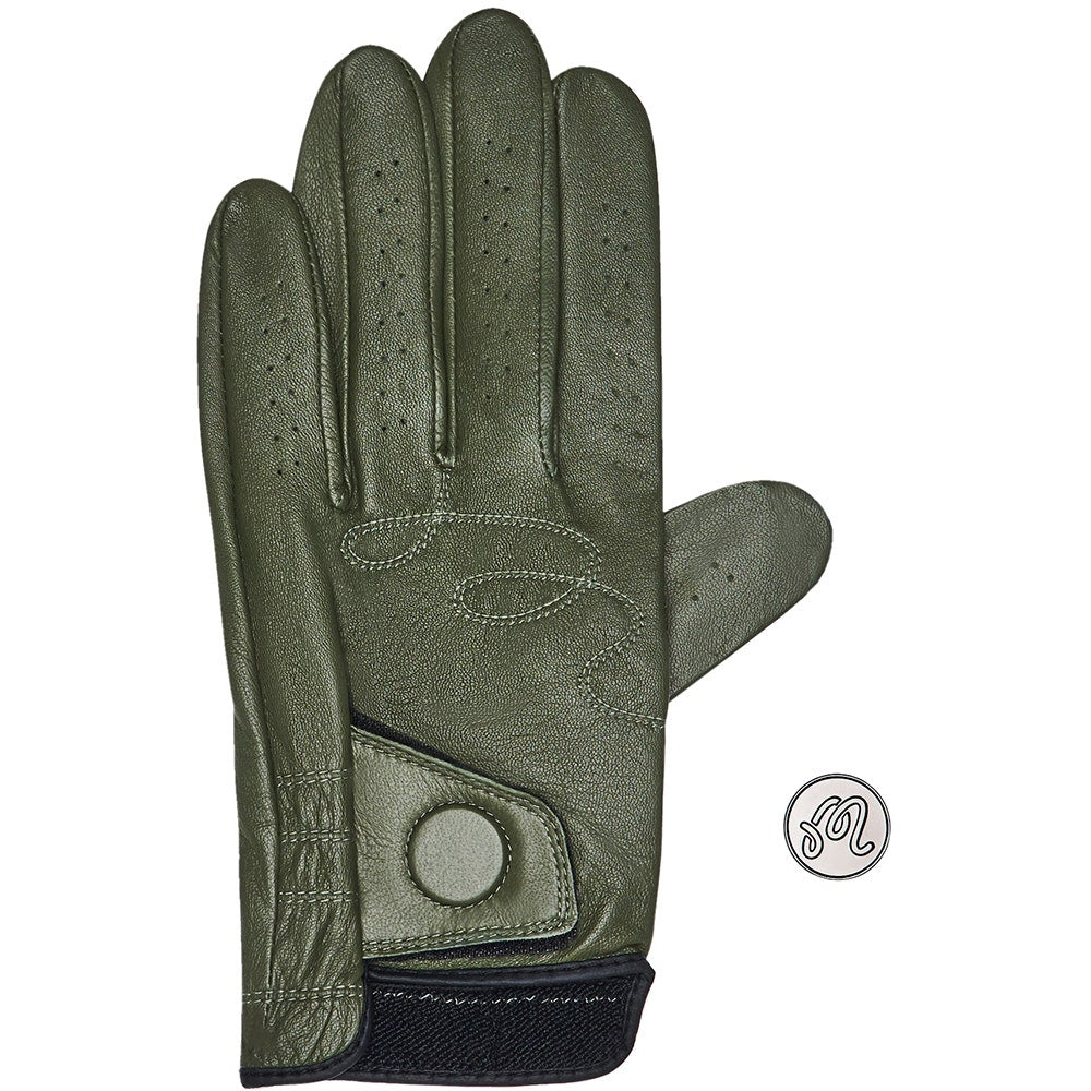 Malbon Golf Glove - Division LH - Military Green FA26