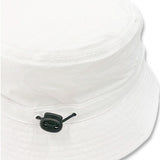 Malbon Golf Hat - Evergreen M Icon Bucket - White SS25