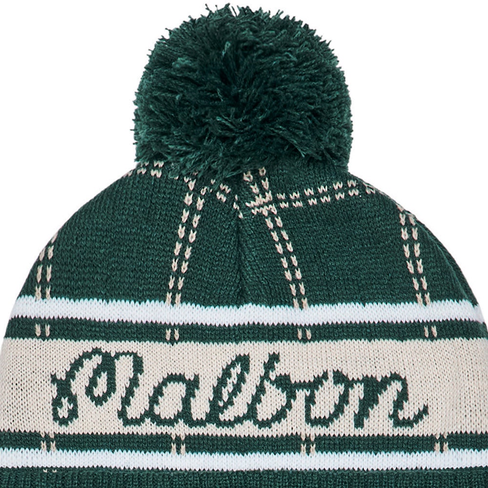 Malbon Golf Hat - Holden Pom Beanie - Hunter Green HO25
