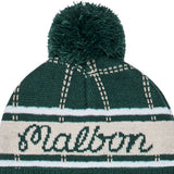 Malbon Golf Hat - Holden Pom Beanie - Hunter Green HO25