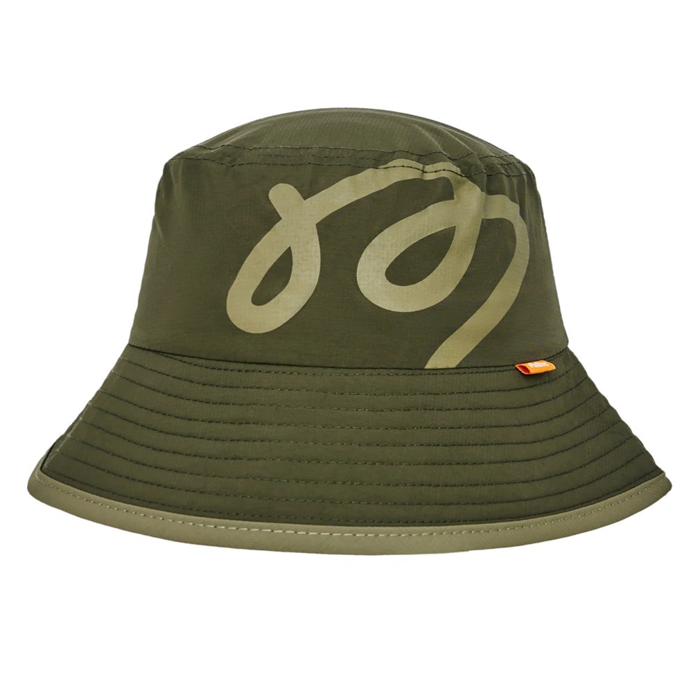 Malbon Golf Hat - Ripstop Bucket Hat - Dark Olive SS26