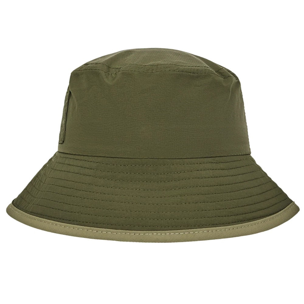 Malbon Golf Hat - Ripstop Bucket Hat - Dark Olive SS26