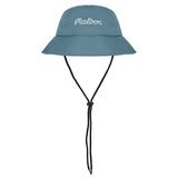 Malbon Golf Hat - Script Logo Bucket - Aegean Blue SU26